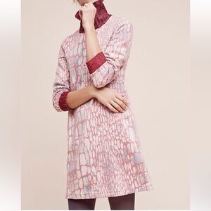 Anthropologie Maeve Suma Turtleneck Dress XL OB547270